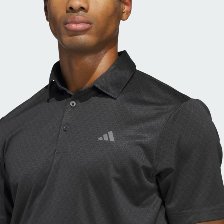áo adidas polo golf core allover nam ' carbon black' jf8850