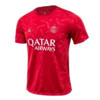 áo jordan paris saint-germain academy pro fourth men's dri-fit football short-sleeve pre-match 'red' hj2987-659