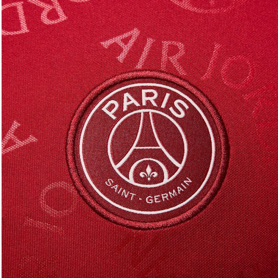 áo jordan paris saint-germain academy pro fourth men's dri-fit football short-sleeve pre-match 'red' hj2987-659