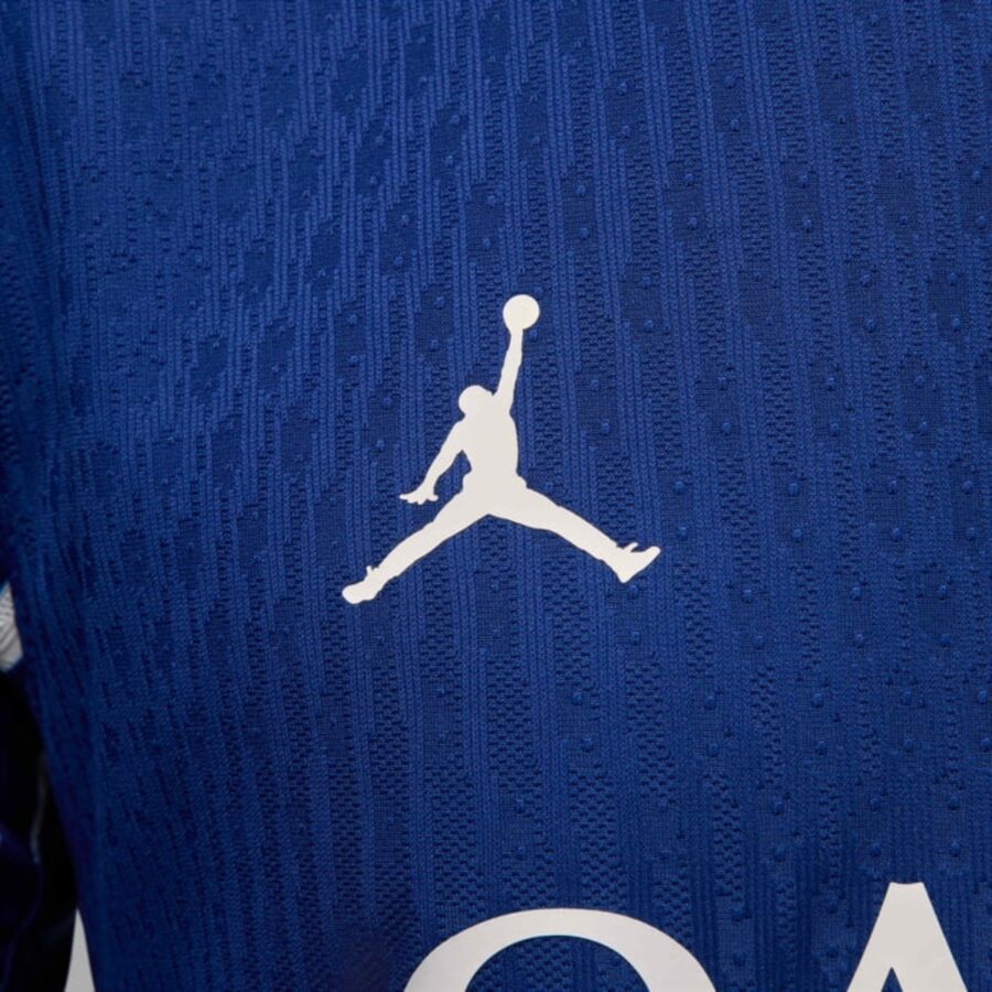 áo jordan paris saint-germain men's long sleeve football jersey 'blue' hj7322-493