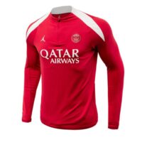 áo jordan paris saint-germain strike fourth men's dri-fit football knit drill 'red' hj3395-660