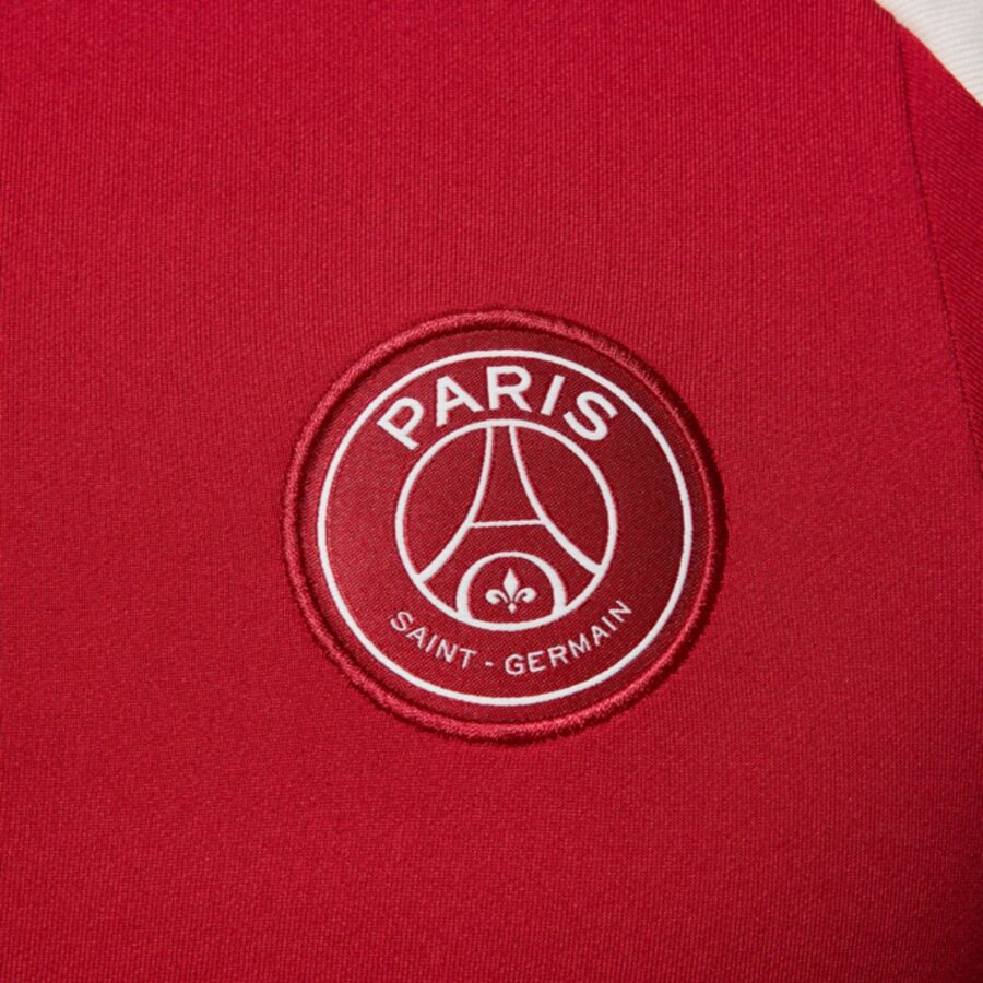 áo jordan paris saint-germain strike fourth men's dri-fit football knit drill 'red' hj3395-660