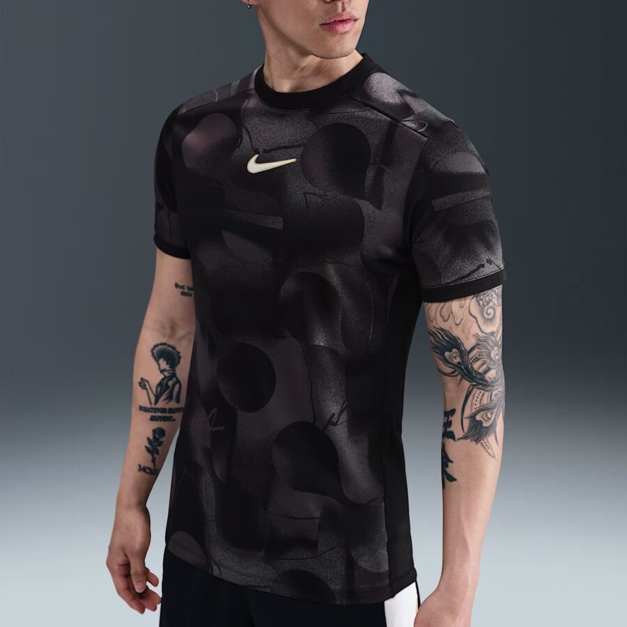 áo nike academy+ men's dri-fit football top 'dark grey' hj4240-010