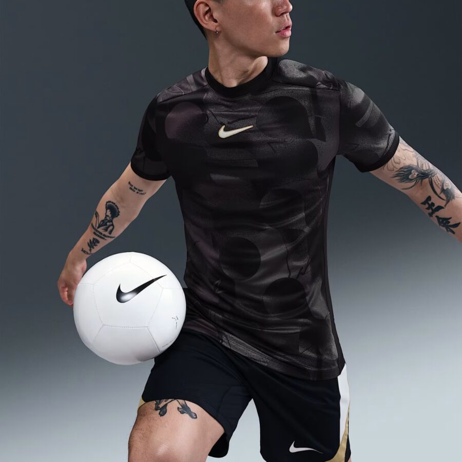 áo nike academy+ men's dri-fit football top 'dark grey' hj4240-010