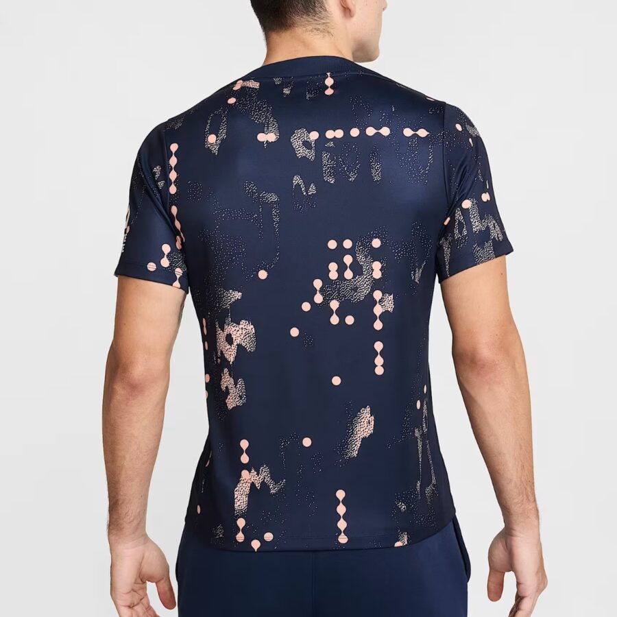 áo nike chelsea fc academy pro se men's nike dri-fit soccer pre-match short-sleeve 'obsidian' hj2502-452
