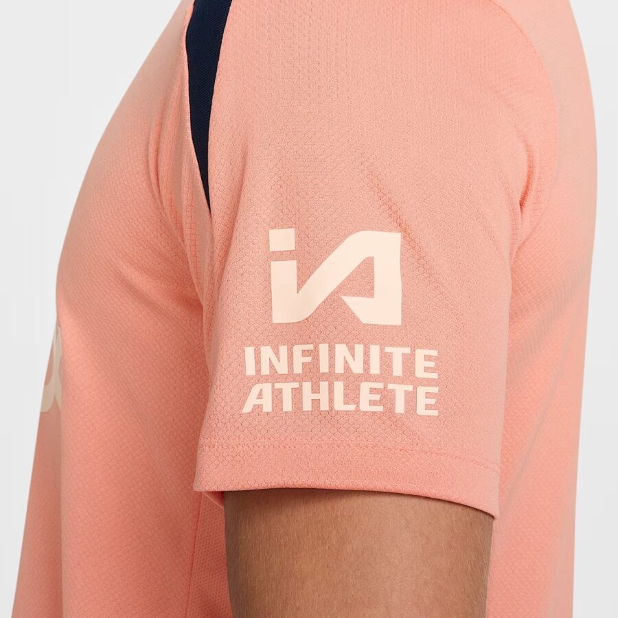 áo nike chelsea fc strike men's nike dri-fit soccer short-sleeve 'apricot agate' hj3387-845