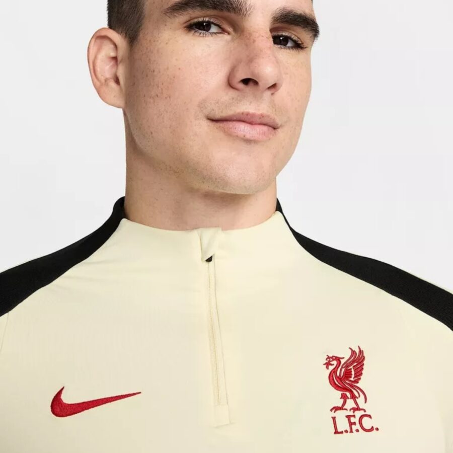áo nike dri fit liverpool strike drill track top soccer jersey 'coconut milk' hj3394-114