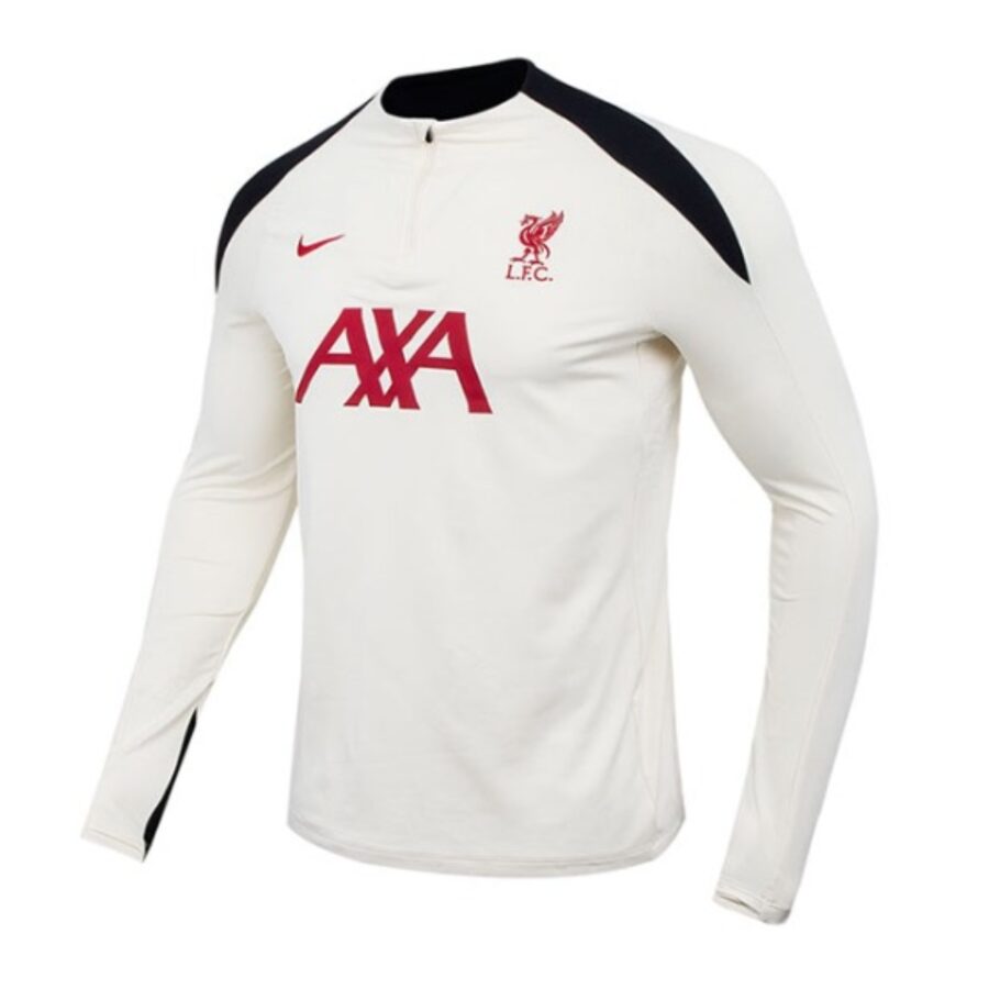 áo nike dri fit liverpool strike drill track top soccer jersey 'coconut milk' hj3394-114