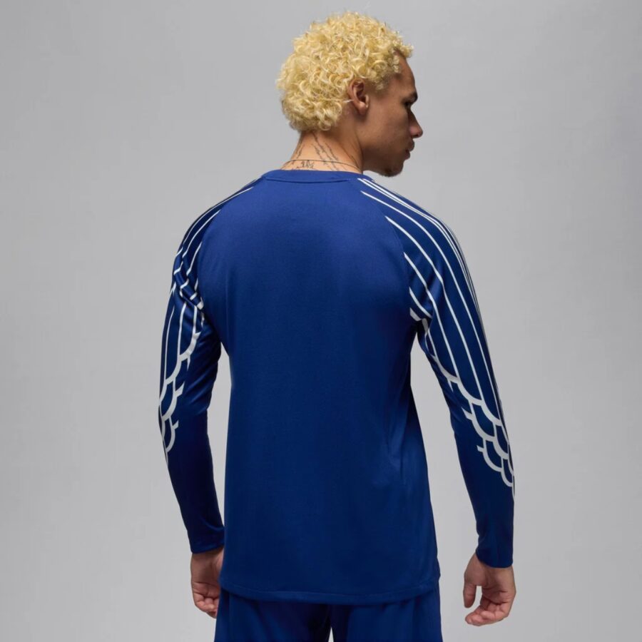 áo jordan paris saint-germain 2425 fourth longsleeve jersey 'blue void' hj0867-493