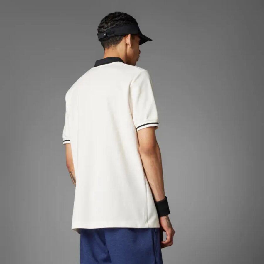áo adidas polo tennispickleball heritage nam 'chalk white' jc6746