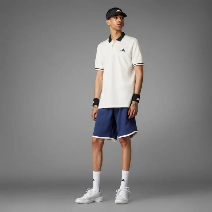 áo adidas polo tennispickleball heritage nam 'chalk white' jc6746