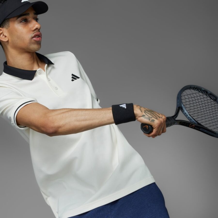 áo adidas polo tennispickleball heritage nam 'chalk white' jc6746