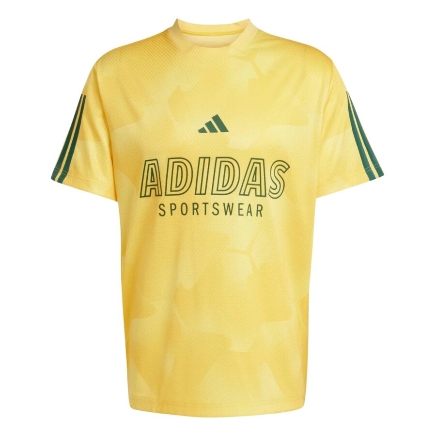 áo adidas t-shirt house of tiro nations nam 'bold gold collegiate green' jc9459