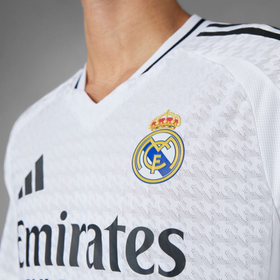 áo adidas jersey bóng đá authentic real madrid 2425 nam 'white' ix8095