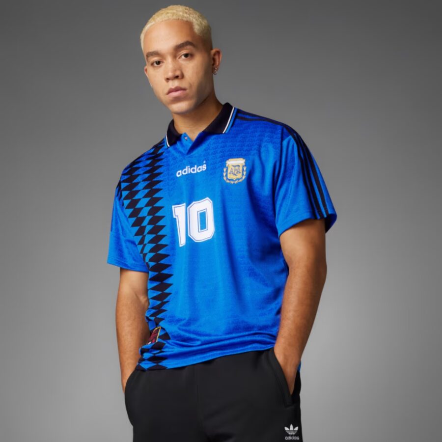bộ quần áo adidas argentina 1994 away jersey 'blue' is0266/ is0265