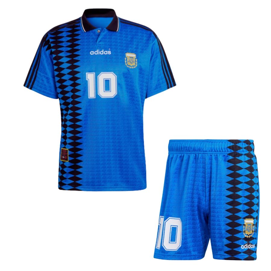 bộ quần áo adidas argentina 1994 away jersey 'blue' is0266/ is0265