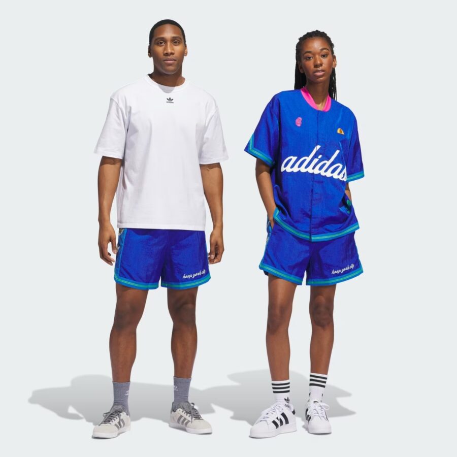 bộ quần áo adidas hoop york city short sleeve warm-up 'blue' it9956/ it9952