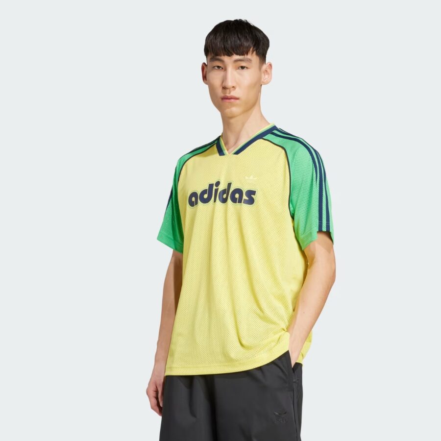 bộ quần áo adidas jersey 'yellow black' jd0813/ jc8386
