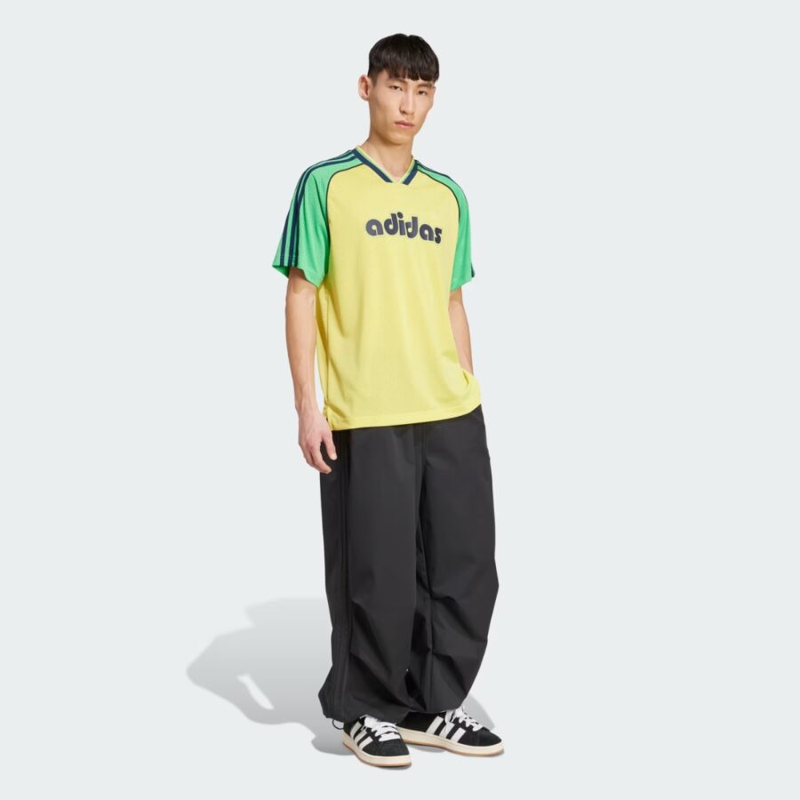 bộ quần áo adidas jersey 'yellow black' jd0813/ jc8386