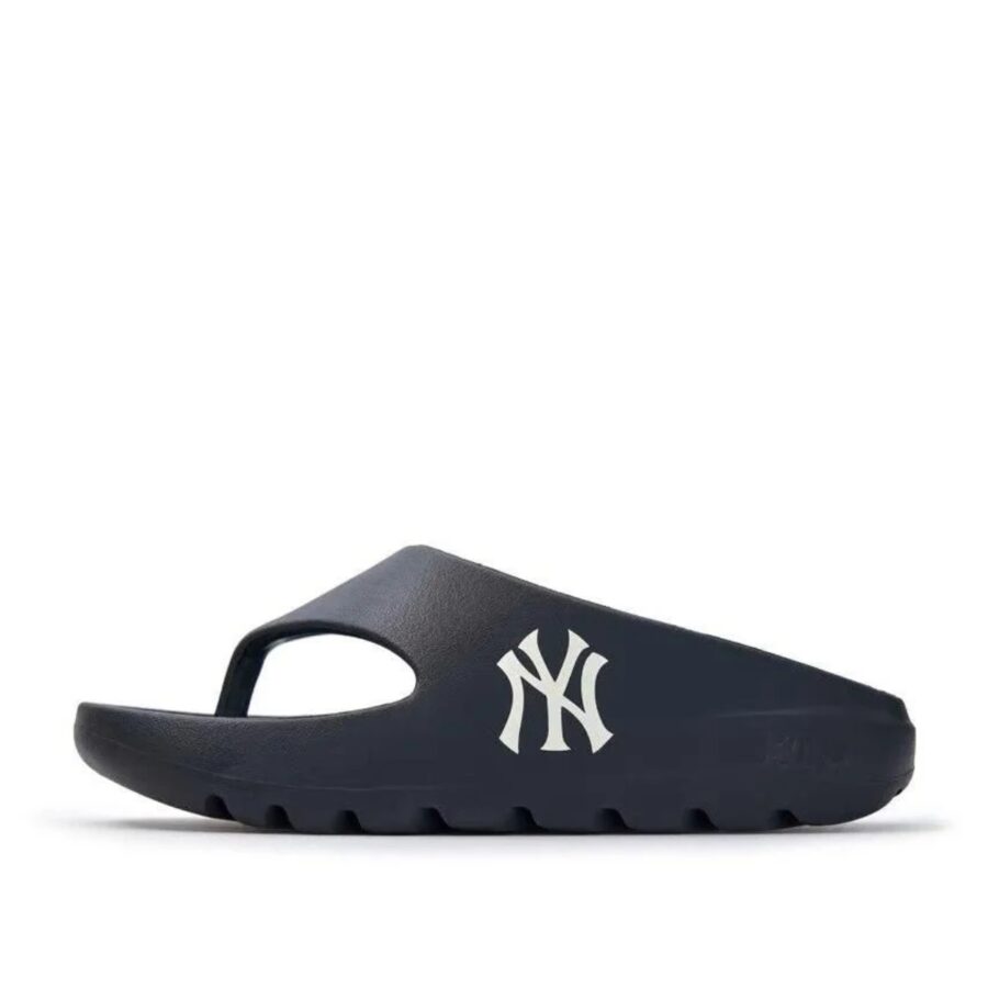 dép mlb skipper flip flop new york yankess black 3alps0253-50bks