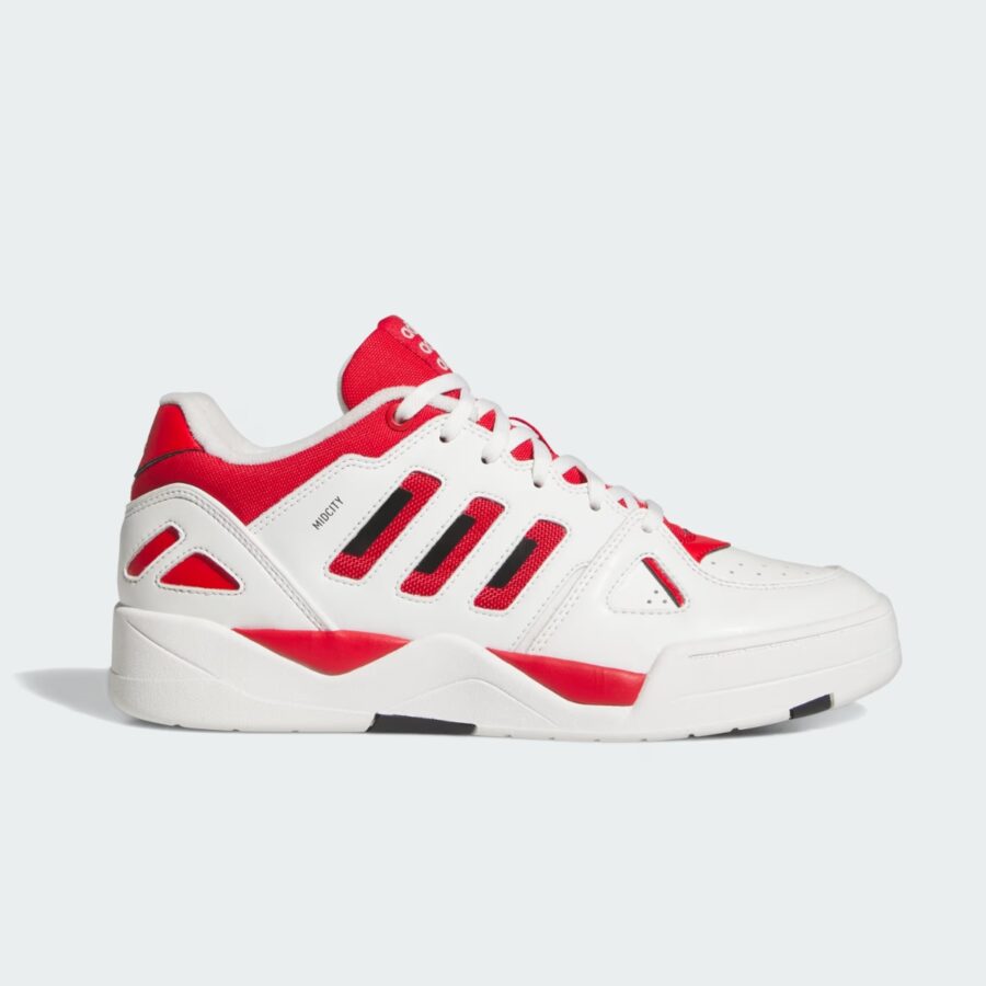 giày adidas midcity low white red if4545