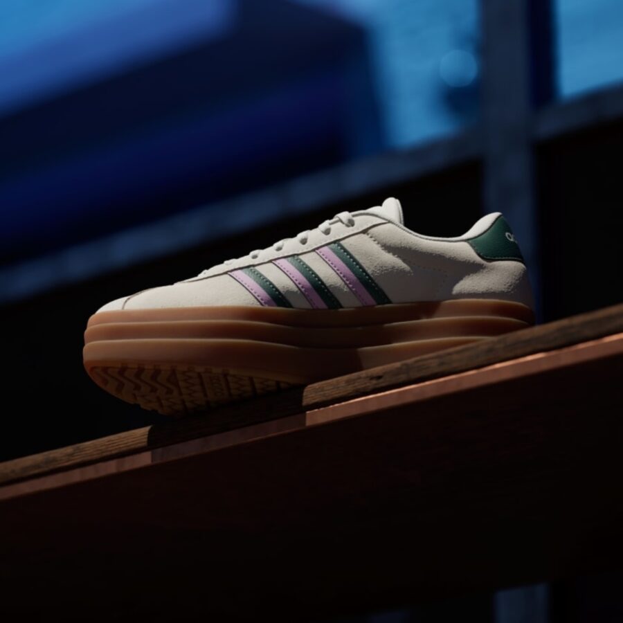 giày adidas vl court bold 'off white collegiate green' ji1788
