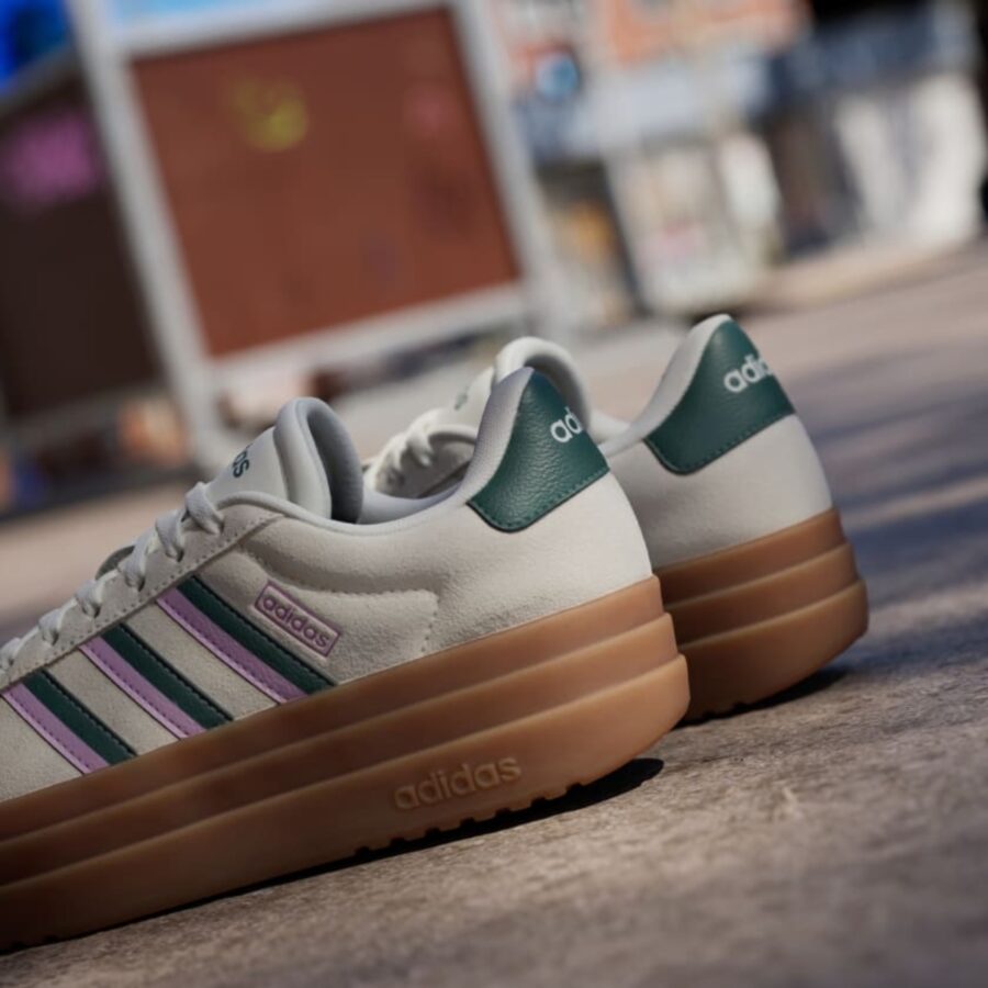 giày adidas vl court bold 'off white collegiate green' ji1788