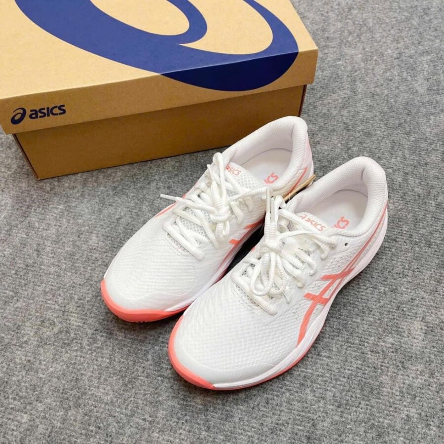 giày asics gel-game 9 clayoc 'white sun coral' 1042a217-104