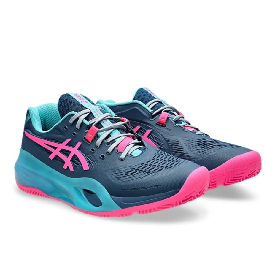 giày asics gel-resolution x padel 'mako blue hot pink' 1041a492-400