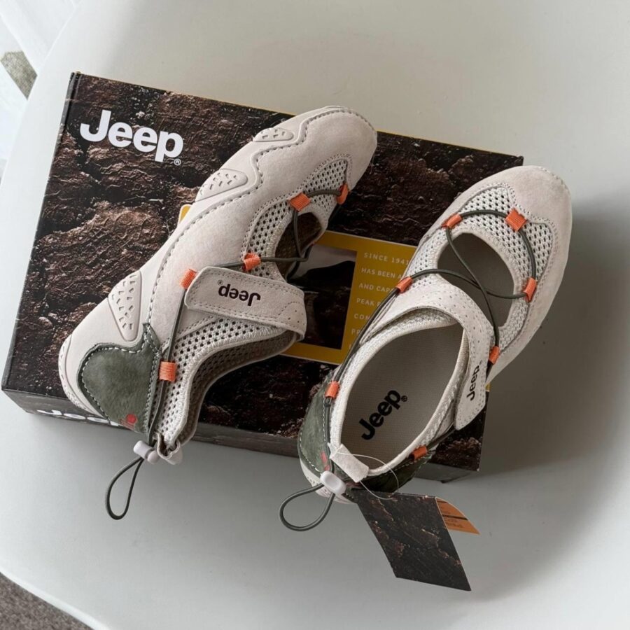 giày jeep mary jane grey orange px241was932