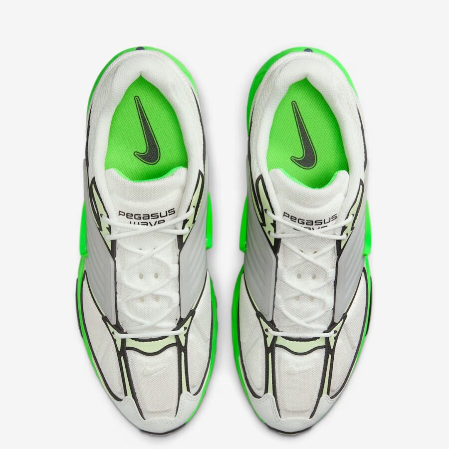 giày nike air pegasus wave 'summit white barely volt black green' ib0612-103