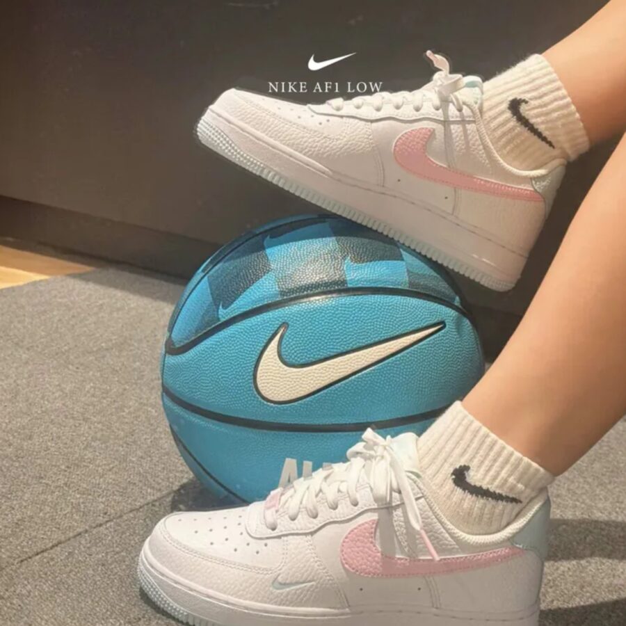 giày nike air force 1'07 'white foam pink' ih0640-161