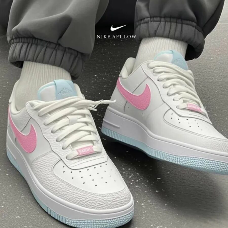 giày nike air force 1'07 'white foam pink' ih0640-161