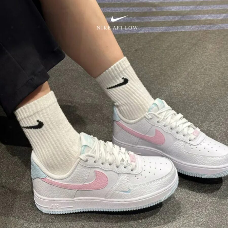 giày nike air force 1'07 'white foam pink' ih0640-161