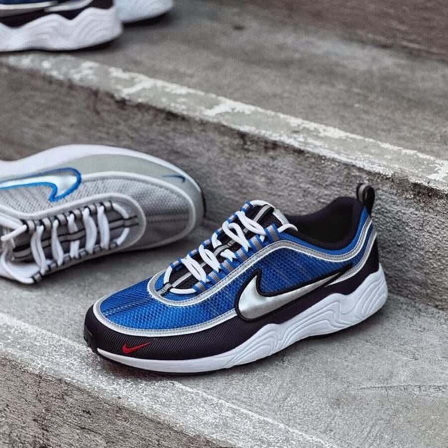 giày nike air zoom spiridon 'black signal blue' hf9117-400