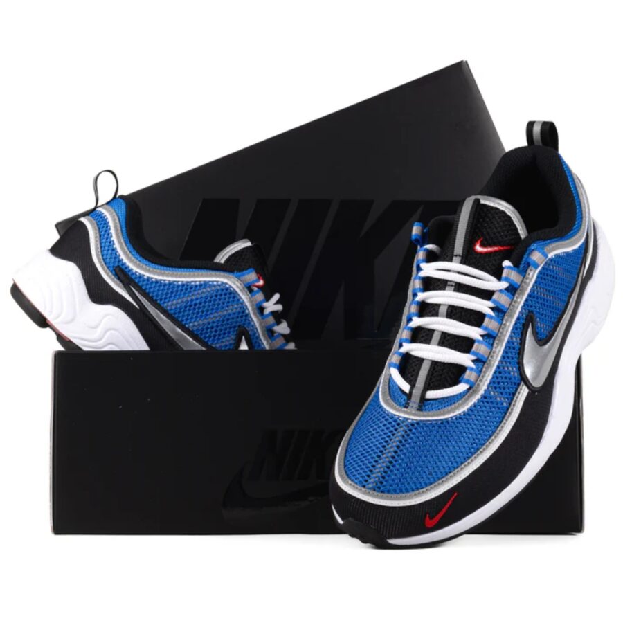 giày nike air zoom spiridon 'black signal blue' hf9117-400