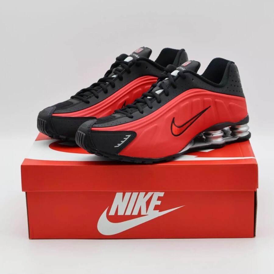 giày nike shox r4 'black red' hq1988-600