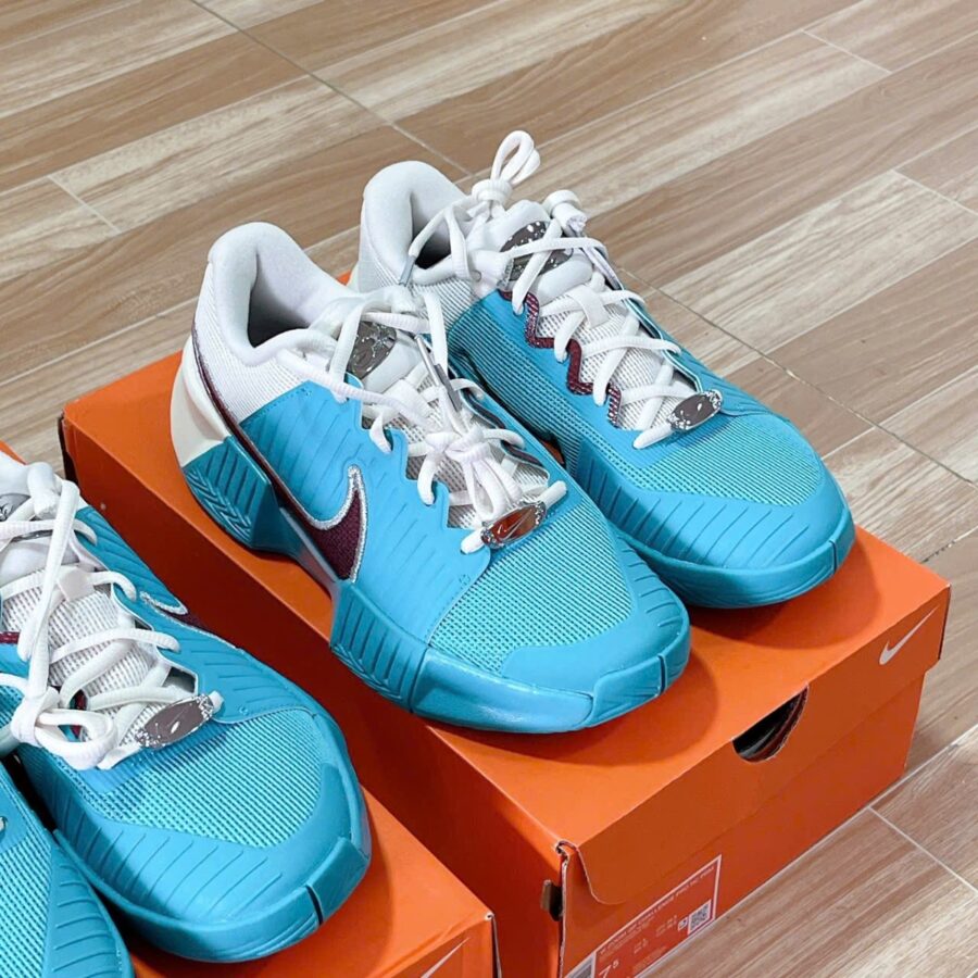 giày tennis/pickleball nike wmns gp challenge pro premium cactus green hj6647-300