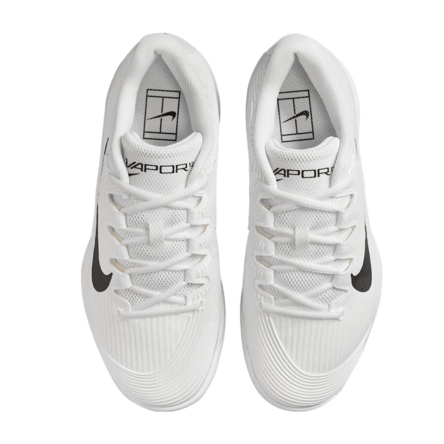 giày tennis/pickleball nike zoom vapor 12 womens 'white black' fv5554-100