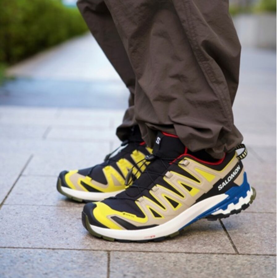 giày salomon men's xa pro 3d v9 gtx 'black yellow' l47468600