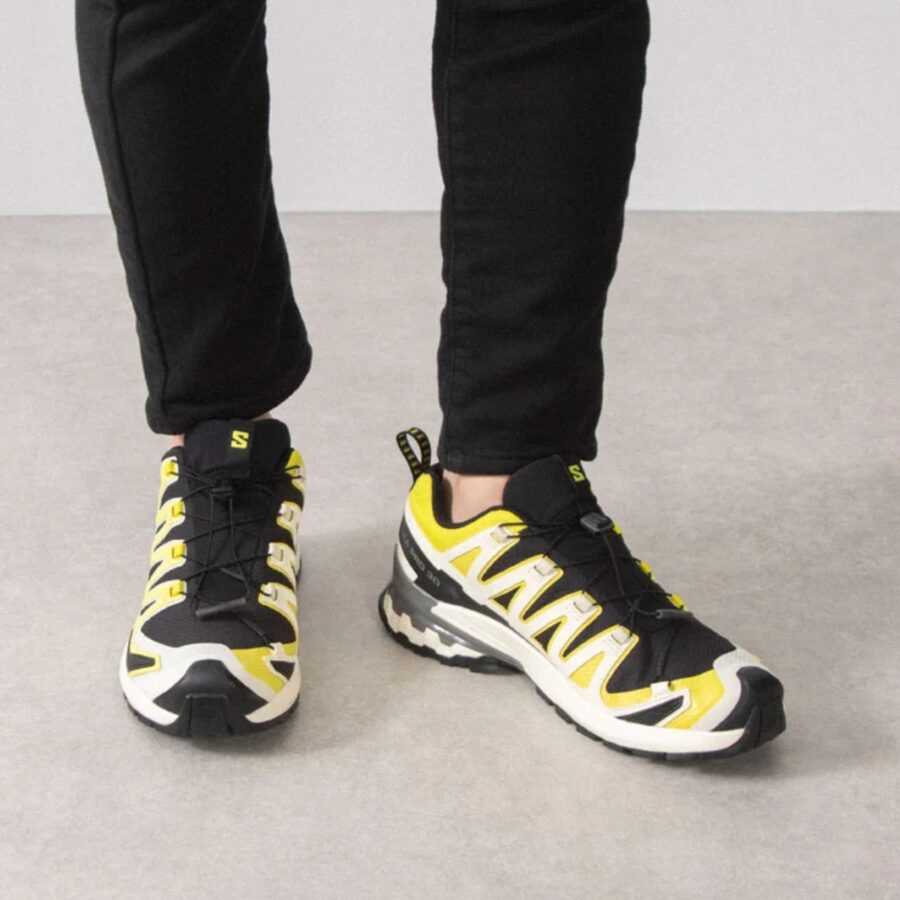 giày salomon men's xa pro 3d v9 gtx 'black yellow' l47468600