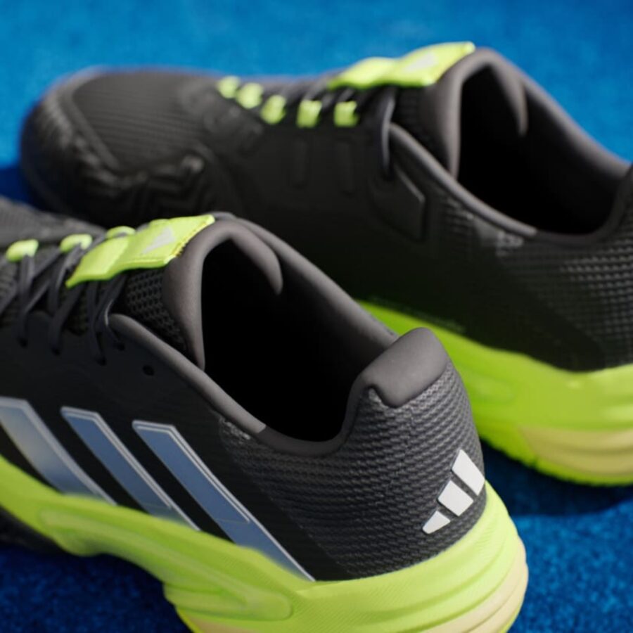 giày tennis/pickleball adidas barricade 13 'core black lucid lemon' ih2559