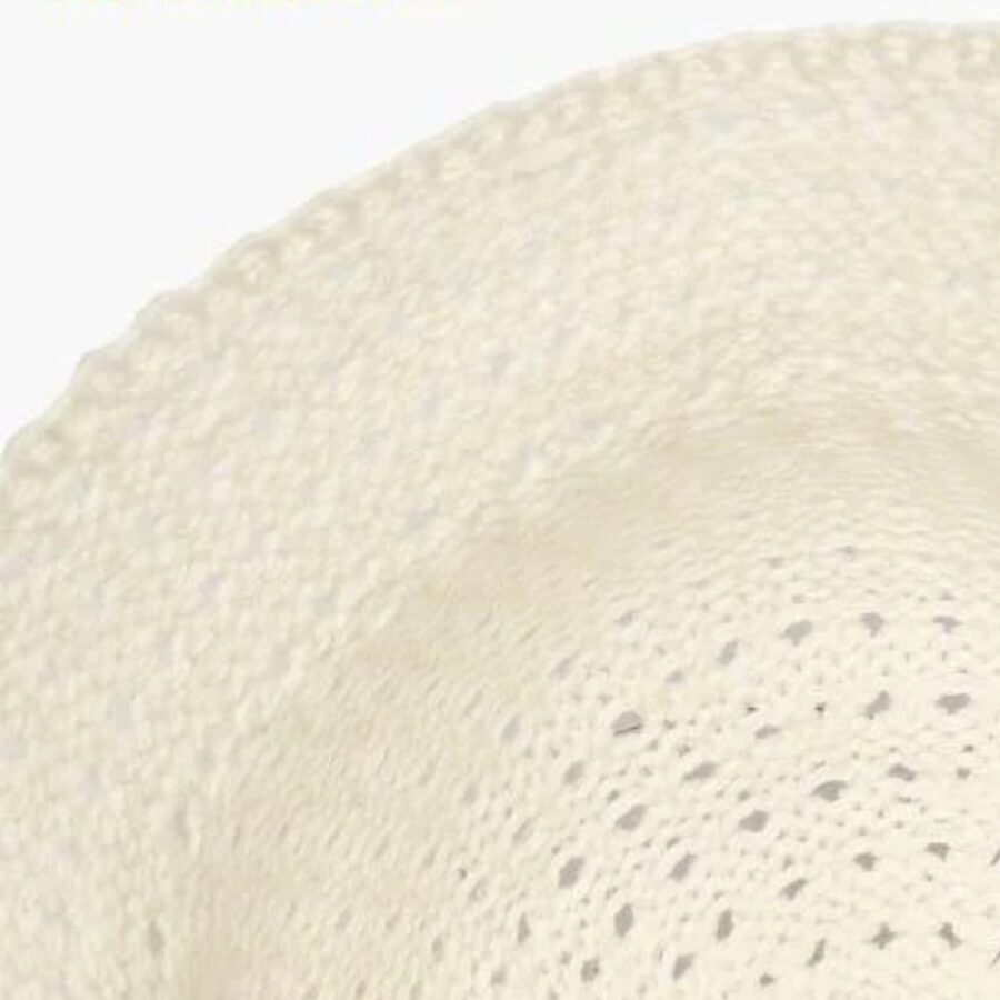 mũ mlb bucket lưới basic summer knit dome hat la màu kem 3aht3803n-07crs