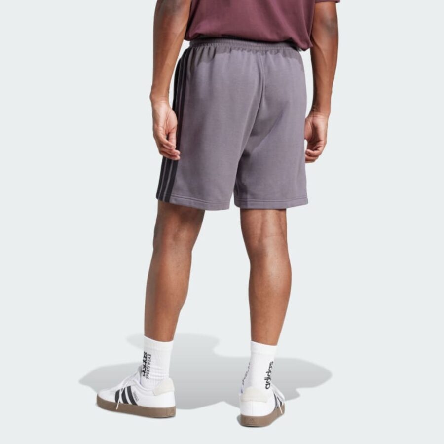 quần adidas short essentials 3 sọc nam 'grey strata' je6422