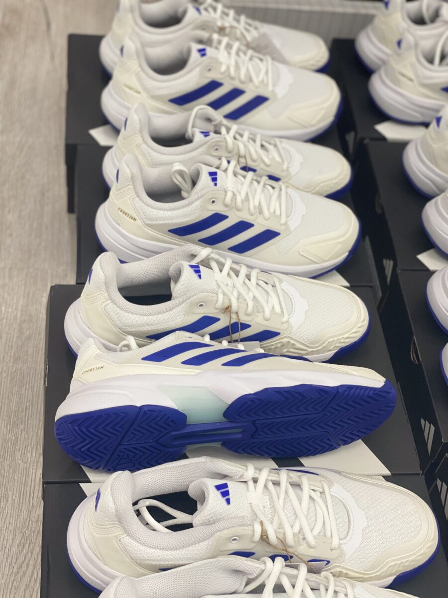 giày tennis/pickleball adidas courtjam control 3 'white lucid blue' if9136