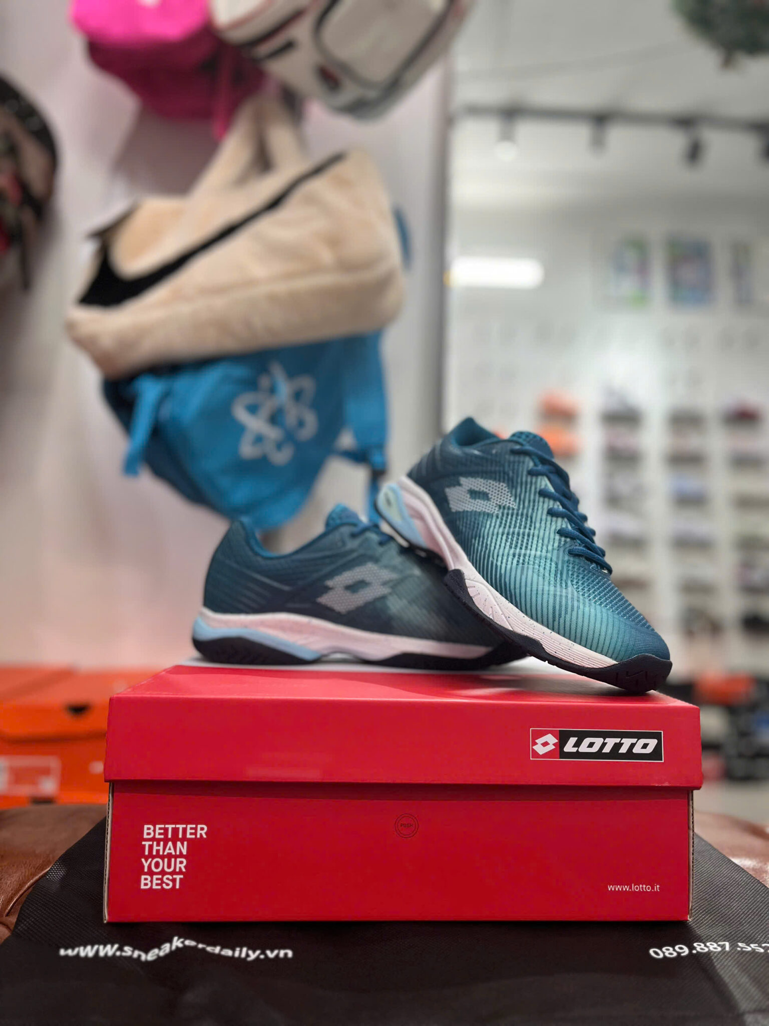 z7144817943421_4a0401d4ba79a0810e095e8da2635dff giày lotto mirage 300 iii spd all court "turquoise/white" lotte218992