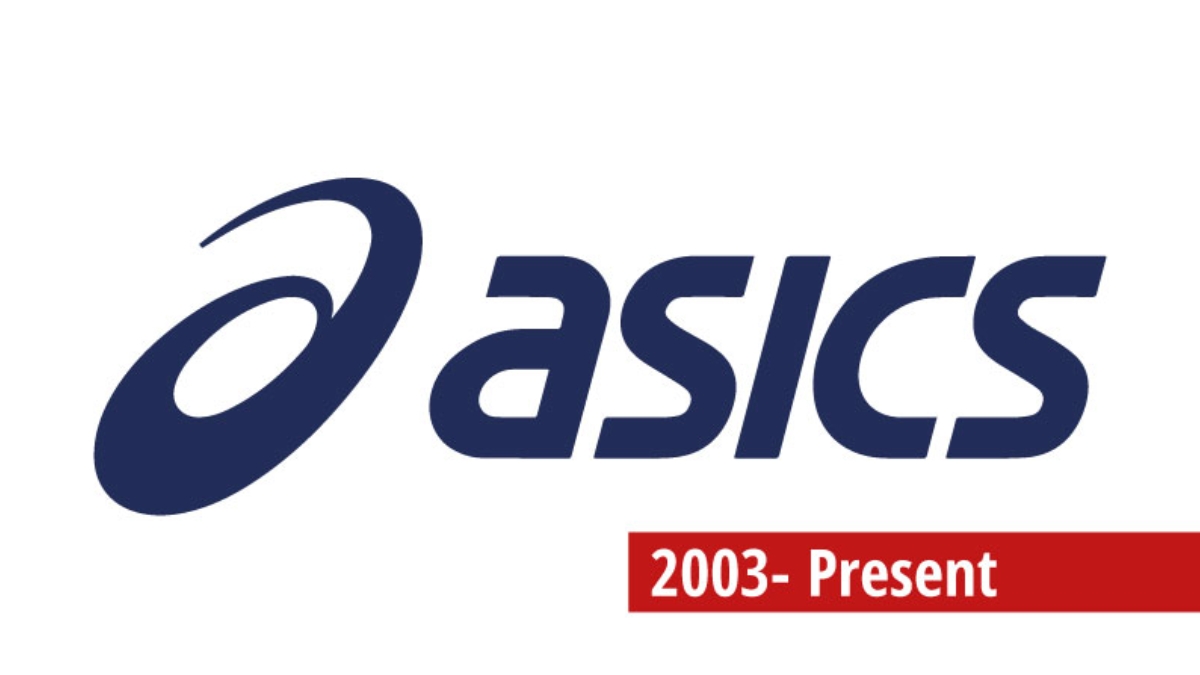logo asics thay đổi mấy lần? 