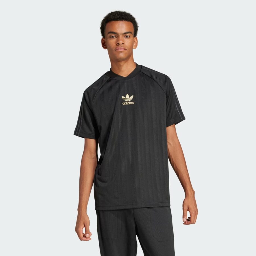 áo adidas football jersey black ji8055