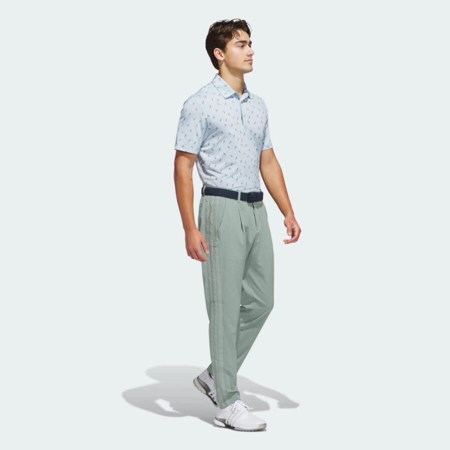 áo adidas polo lưới in họa tiết ultimate365 'wonder blue' jf9003
