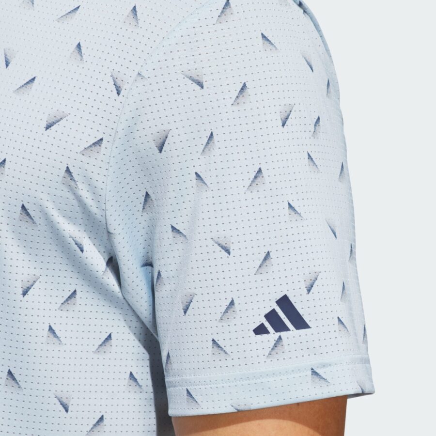 áo adidas polo lưới in họa tiết ultimate365 'wonder blue' jf9003